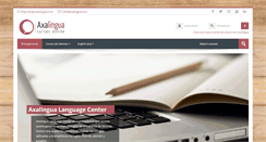 Desktop Screenshot of cursosaxalingua.com