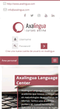 Mobile Screenshot of cursosaxalingua.com